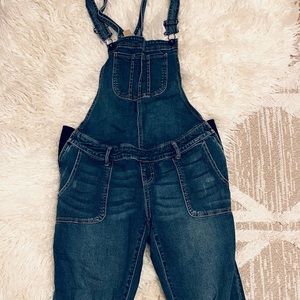 Maternity Denim Overalls